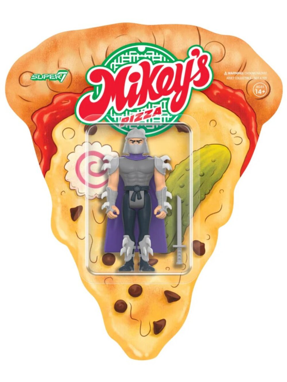 ReAction SDCC Teenage Mutant Ninja Turtles Shredder (Weird Pizza To Go) Figure